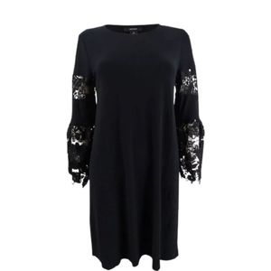 ALFANI Urban Romance Black Lace Dress NEW